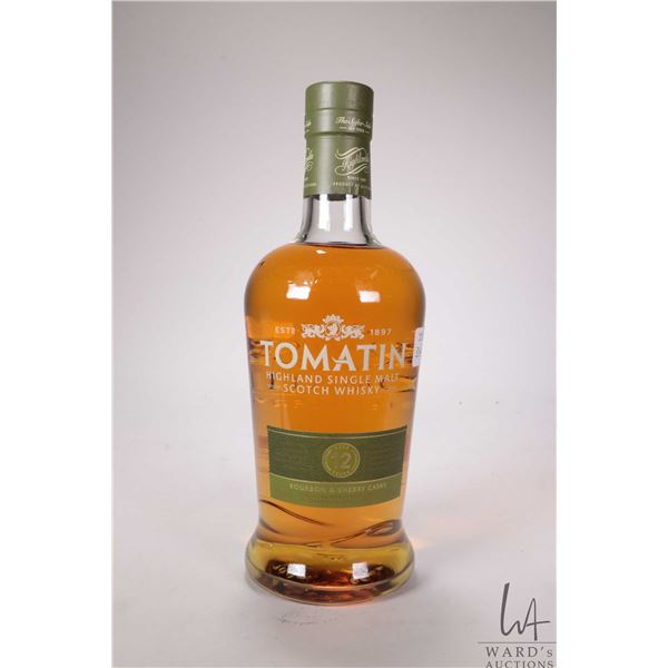 Tomatin/ 12 Year Old/ Highland Single Malt Scotch 700ml/ 43% ABV