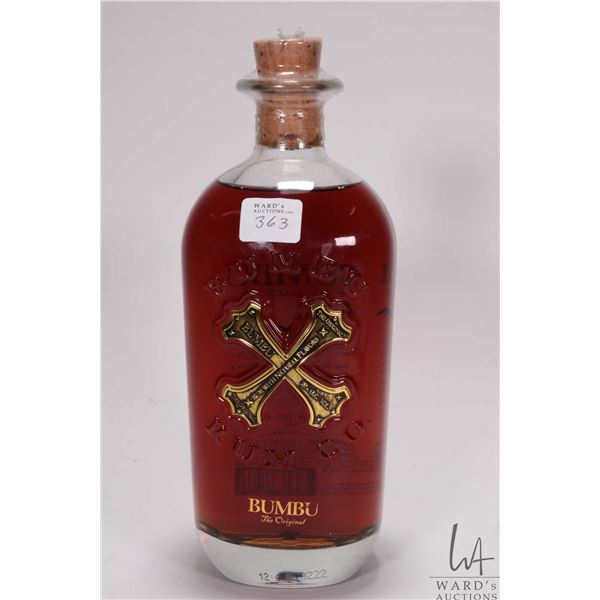 Bumbu/ The Original/ Rum/ 750ml/ 38% ABV Note: Alcohol cannot be insured by any courier in Canada. L
