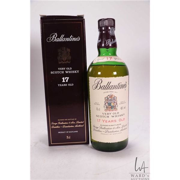 Ballantines/ Very Old Scotch Whisky/ 17 Years Old / 750ml/ 43% ABV  Note: Alcohol cannot be insured 