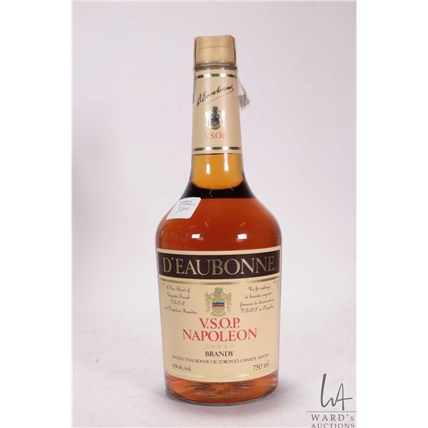 D'Eaubonne/ Napoleon Brandy/ 750ml/ 40% ABV Note: Alcohol cannot be insured by any courier in Canada