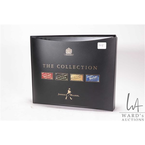 4 small bottles of Johnnie Walker including Red Label/ Old Scotch Whisky/ 200ml/ 40% ABV, Black Labe