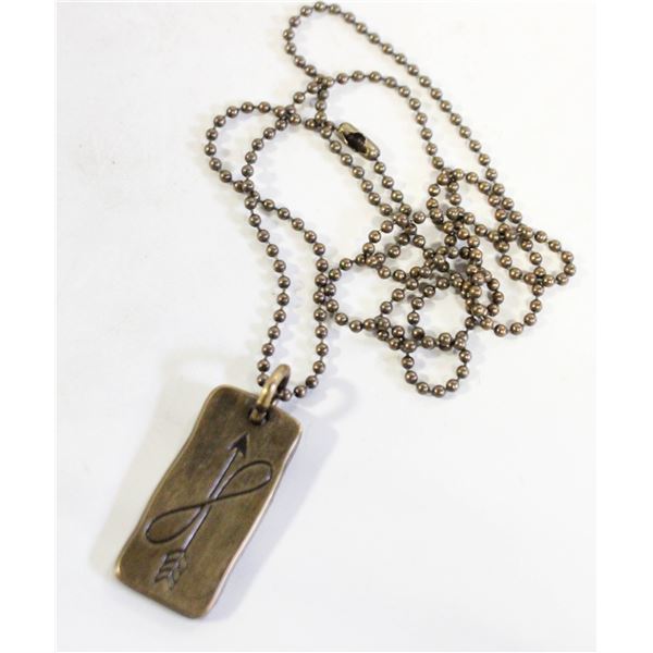 BRASS TONE BALL CHAN & MALIN SYMBOL INFINITY