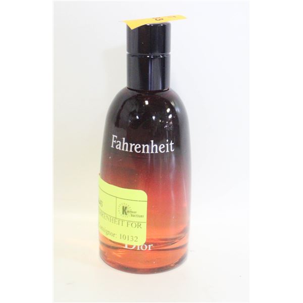 CHRISTIAN DIOR FAHRENHEIT FOR MEN