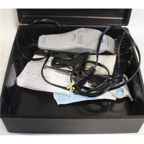 WAHL HAIR TRIMMER/DETAILER SET, W SCISSORS ETC