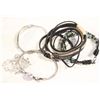 Image 1 : 5 LADIES BRACELETS; 2 SILVER, WIRE, WRAP, HEART
