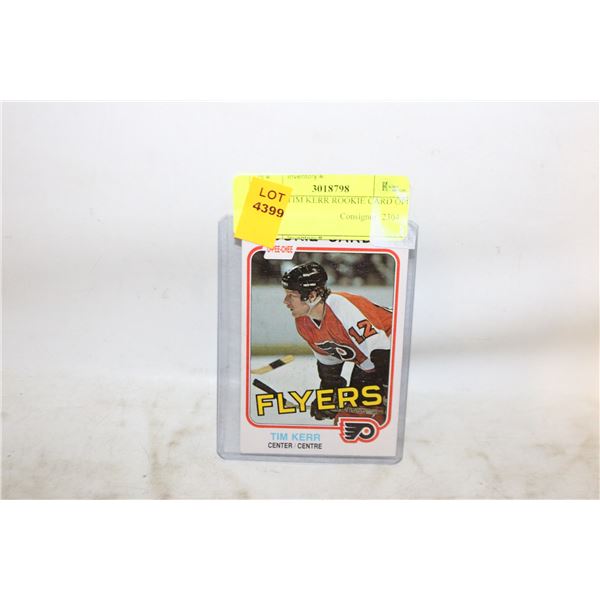 1980-81 TIM KERR ROOKIE CARD OPC