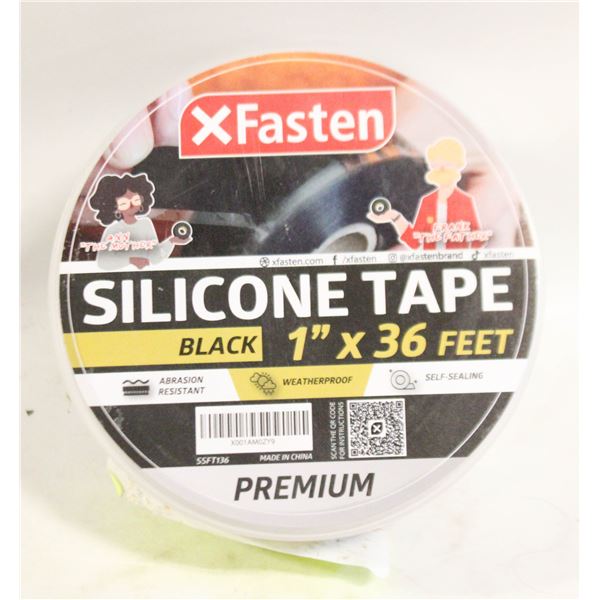 XFASTEN SILICONE TAPE 1" x36 FEET