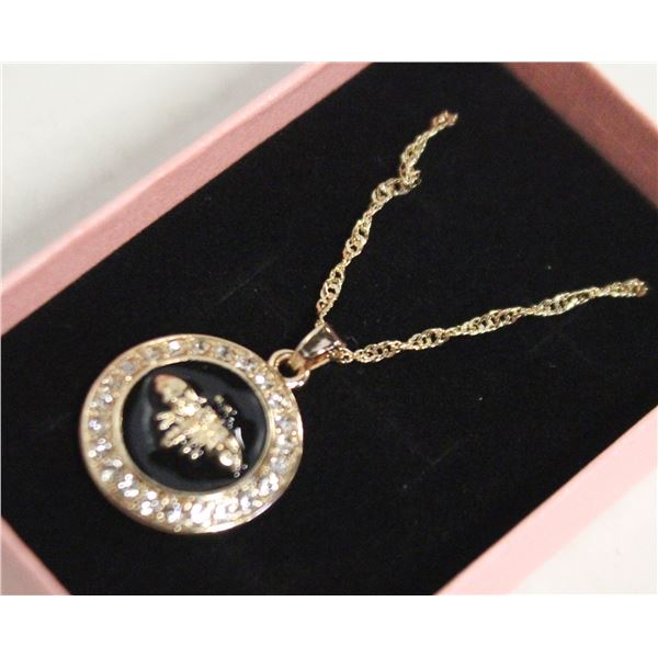 NEW REPLICA DIOR GOLD TONED NECKLACE