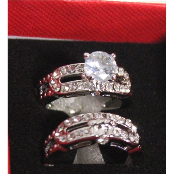 NEW 2PCS/SET RING SET SZ8