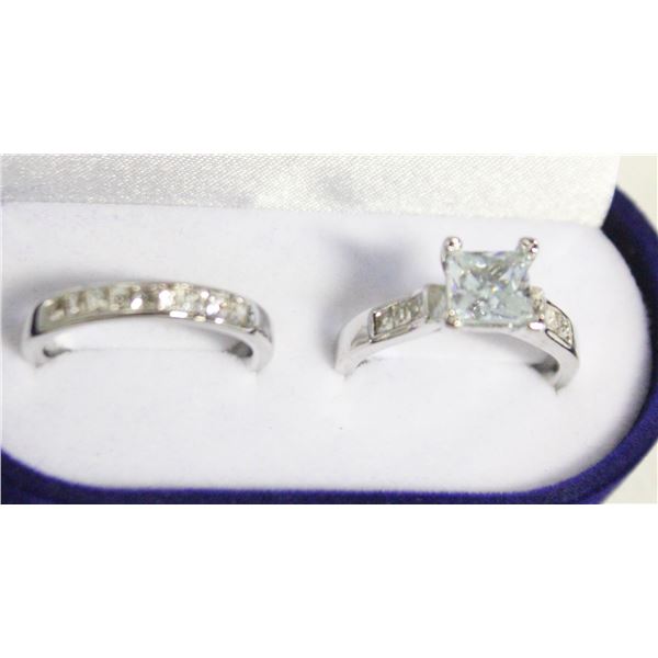 NEW 2PCS/SET RING SET SZ9