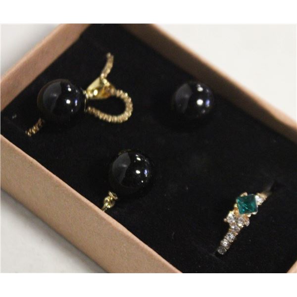NEW NECKLACE AND RING WITH EARRINGS