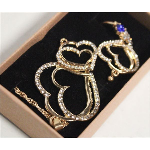 NEW NECKLACE AND RING WITH EARRINGS