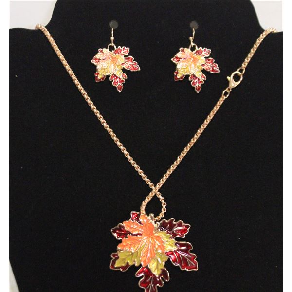 NEW JEWELRY DISPLAY W/ NECKLACE AND EARRING