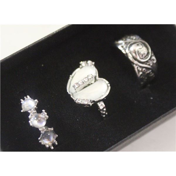 NEW 3PCS/SET RING SET SZ7