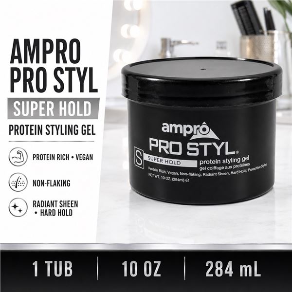 AMPRO PRO STYL SUPER HOLD GEL 284ML