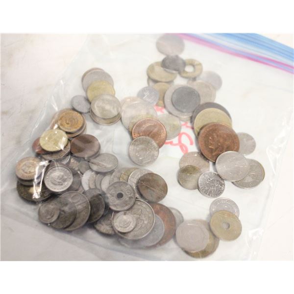 50 PLUS COINS FROM AROUND THE WORLD. COUNTRIES