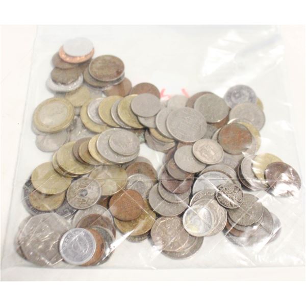 65 PLUS COINS FROM AROUND THE WORLD. COUNTRIES
