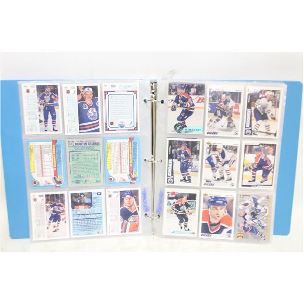 BINDER OF ESTATE SPORTS CARDS