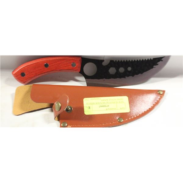 NEW SURVIVAL HUNTER SHIELD ARMY STYLE KNIFE
