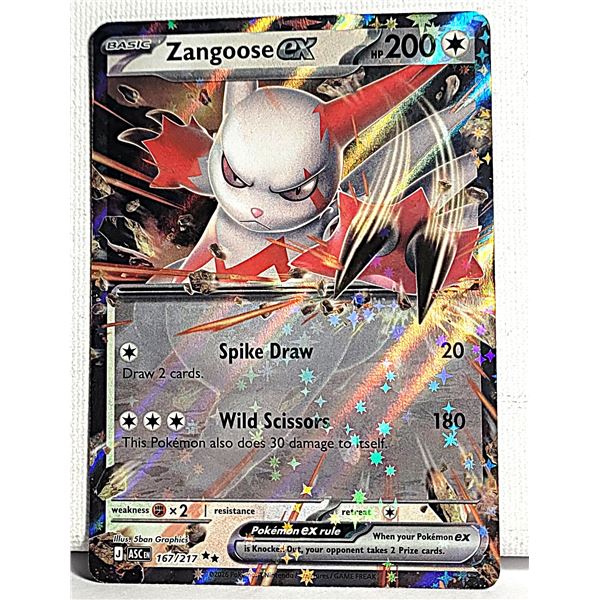 3) ZANGOOSE EX HALOFOIL 2026 TRADING