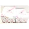 Image 1 : SET OF 2 DECORATIVE NESTING BOXES.