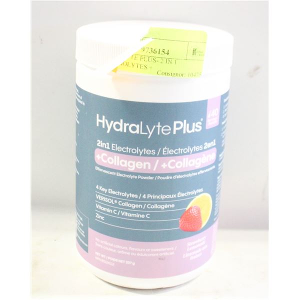 HYDRALYTE PLUS- 2 IN 1 ELECTROLYTES +