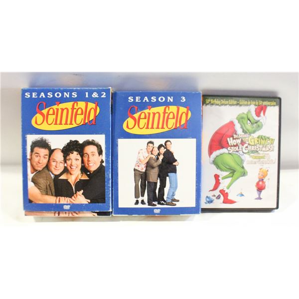 DVD'S - SEINFELD SEASONS 1-3