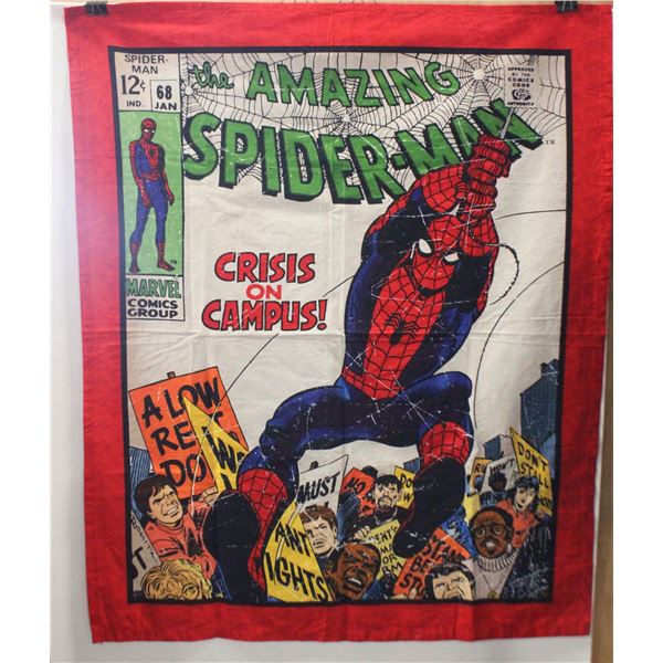 SPIDER-MAN  FABRIC BANNER 33X40  ART FROM