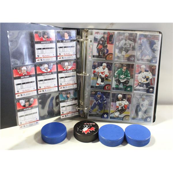 HOCKEY CARDS - 2017-18 TIM HORTONS - WITH BINDER
