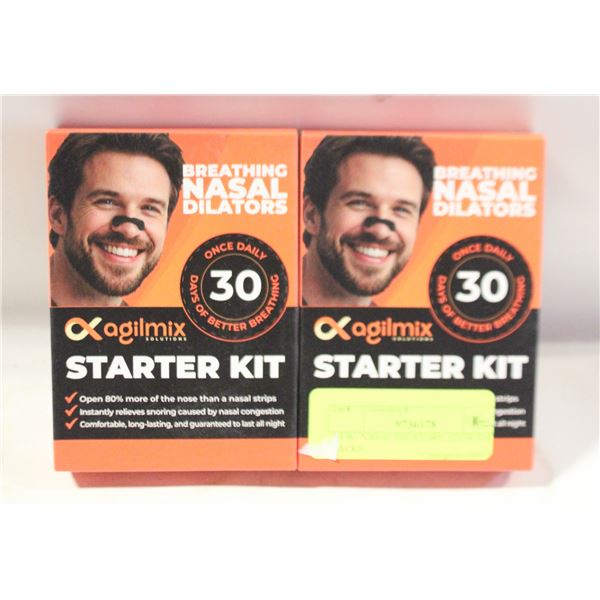 NEW- NASAL DILATORS. (2), 30 DAY PACKS