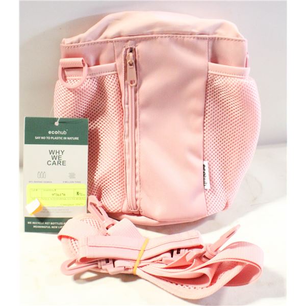 NEW- INSULATED PINK LUNCH BAG.