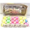 Image 1 : 18 COLOR GOLF BALLS + TEES