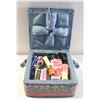 Image 1 : SEWING BOX AND CONTENTS