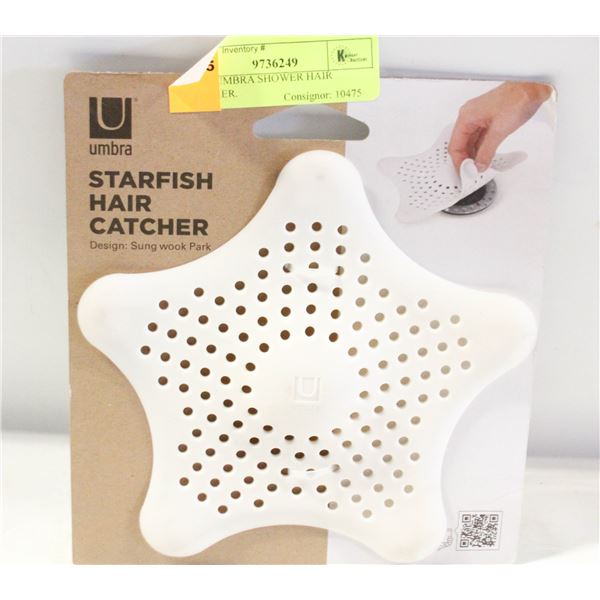 NEW- UMBRA SHOWER HAIR CATCHER.