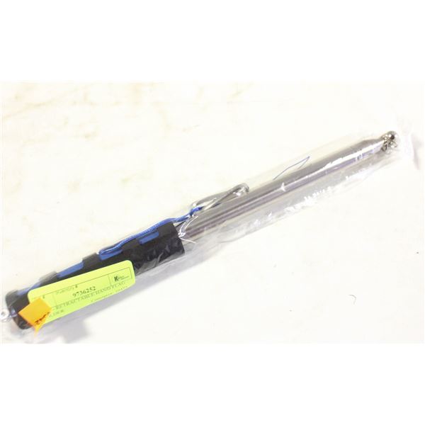 NEW- RETRACTABLE HAND FLAG HOLDER.