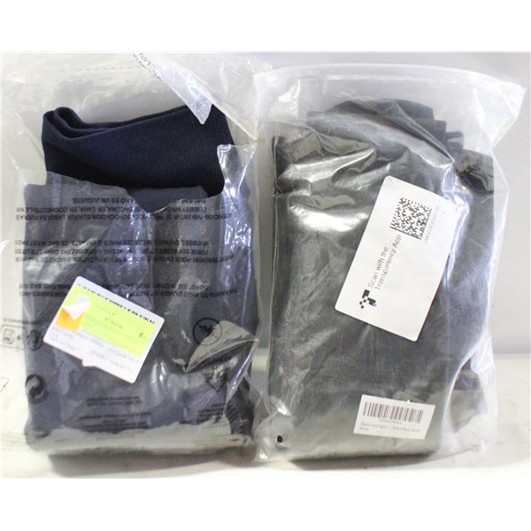 NEW-FLEECE LINED LEGGINGS. 1 BLUE AND