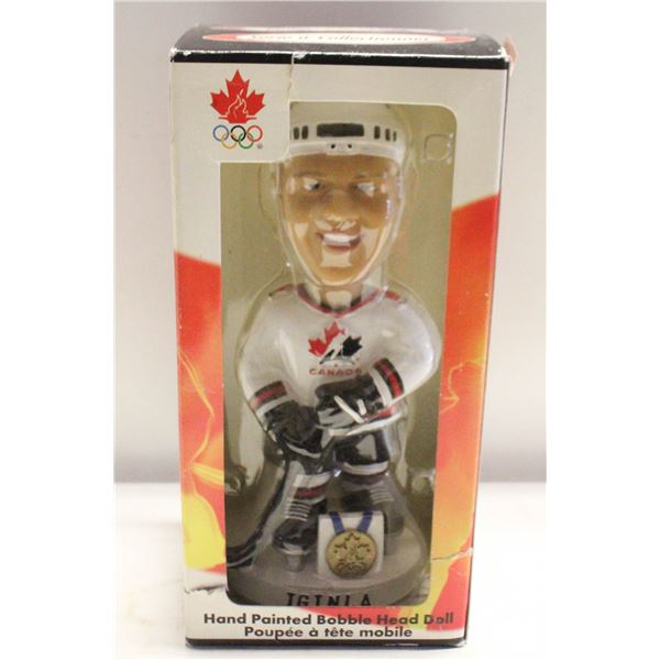 JEROME IGINLA BOBBLE HEAD HAND PAINTED (HEAVY)