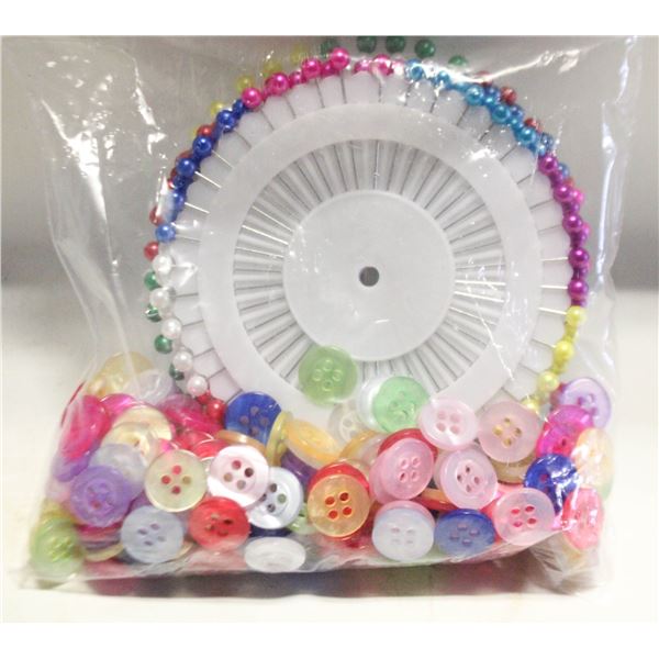 NEW 200 HEAVY DUTY FABRIC PINS &