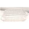 Image 1 : VINTAGE ANCHOR HOCKING BUTTER DISH IN THE