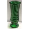 Image 1 : VINTAGE GREEN VASE 11’’ FOREST GREEN