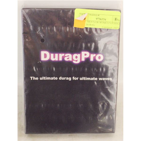 NEW- MEN’S OR WOMEN’S PURPLE SILK DURAG.
