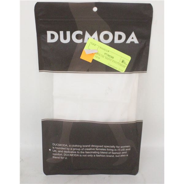 DUCMODA OIL SHINY PANTYHOSE WHITE NEW