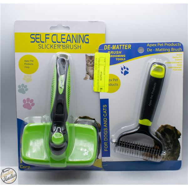 #5089-DOG AND CAT DE-MATTING BRUSH AND