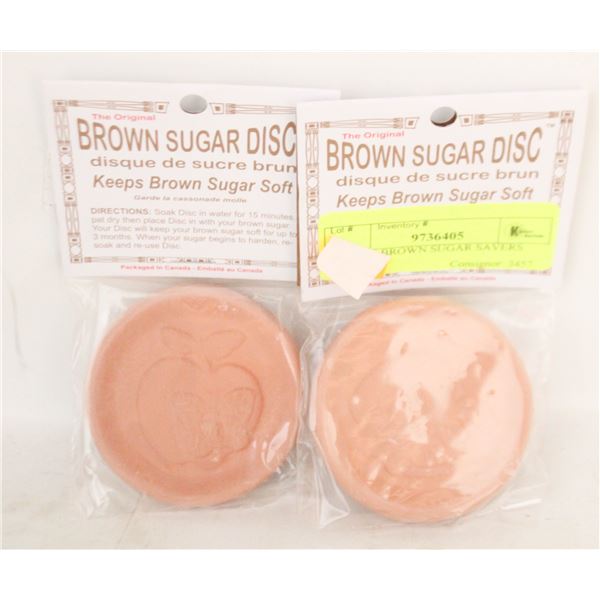 NEW (2) BROWN SUGAR SAVERS