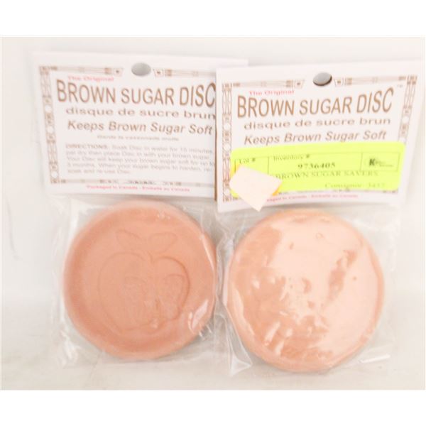 NEW (2) BROWN SUGAR SAVERS