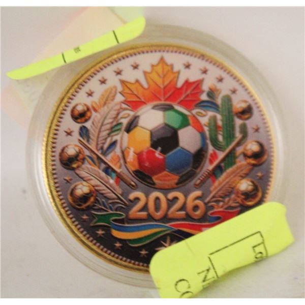 NEW 2D, 2026 FOOTBALL COMMEMORATIVE COIN
