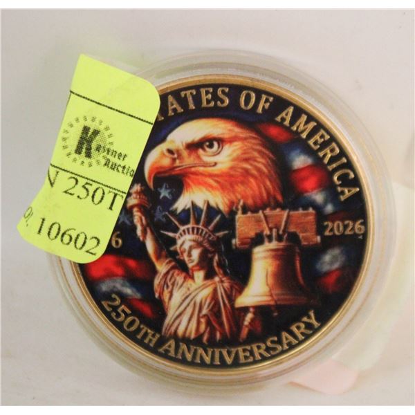 REPLICA 3D ENGRAVED COIN 250TH