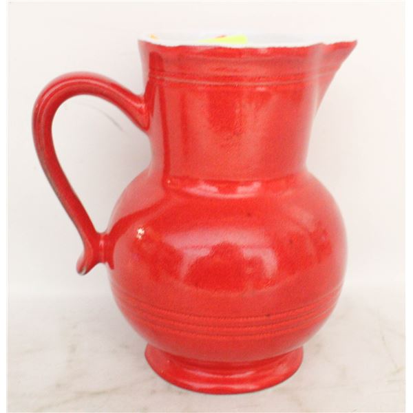 VINTAGE HALL'S KITCHENWARE RED CERAMIC