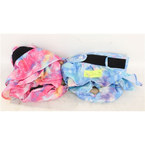 NEW- XL REUSABLE DOG DIAPERS. SET OF 2.