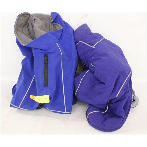 NEW- 2 LARGE DOG COATS.